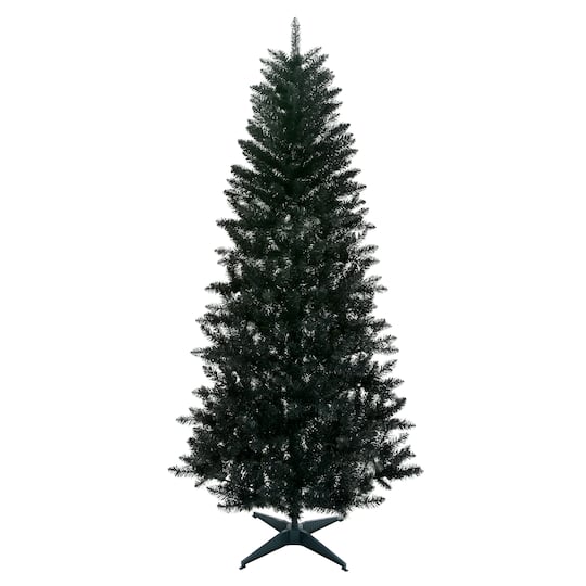 7ft. Unlit Black Carson Pine Artificial Christmas Tree